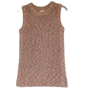 Ella Moss Marbled Knit Sleeveless Sweater Sz Small